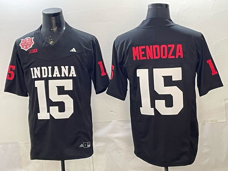 Men 2026 Ohio State Buckeyes #15 Mendoza Black Limited NCAA Jersey 082
